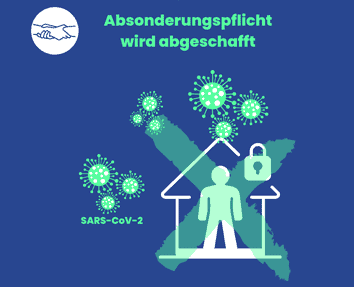 Absonderungspflicht wird abgeschafft